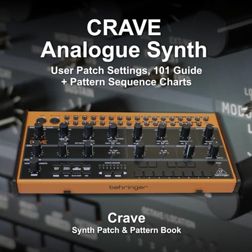 Crave Analog Semi Modular Synthesiser User Patch Settings + Pattern Sequence Charts.
